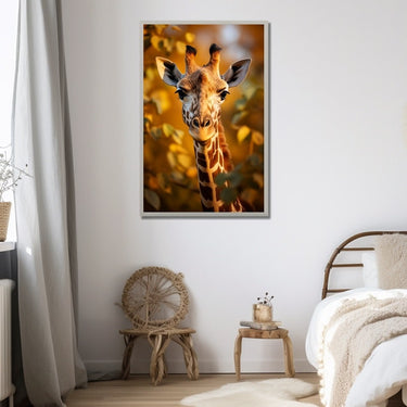 Colorful Giraffe Canvas